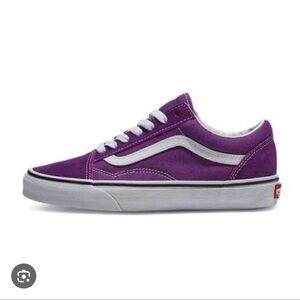 Vans Old Skool Purple and White Sneakers